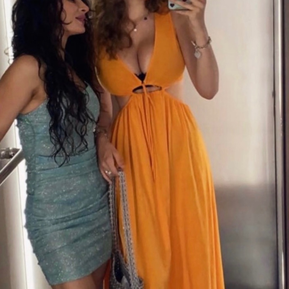 Fancy orange dress